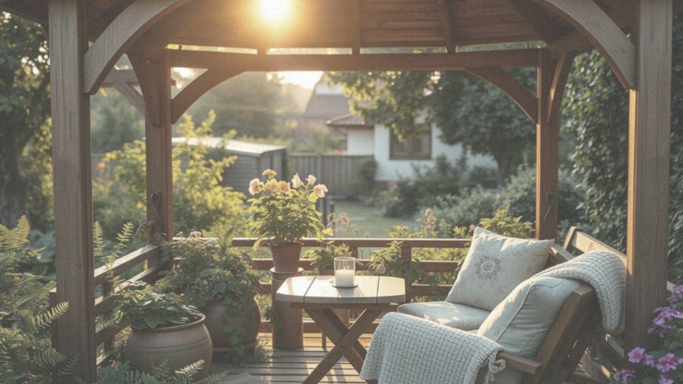 Jak stworzyć przytulną atmosferę w altanie?