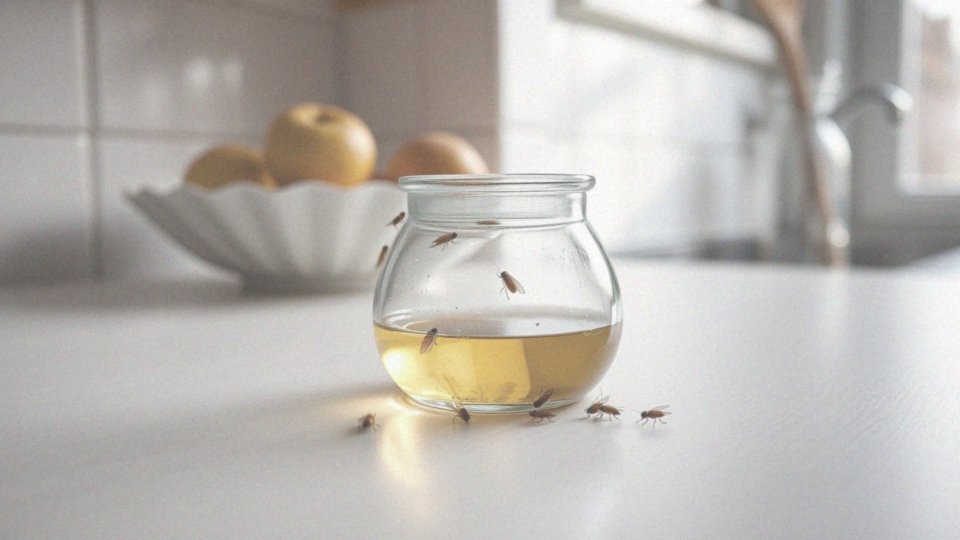Jak ocet jabłkowy może pomóc w pozbyciu się muszek owocówków?