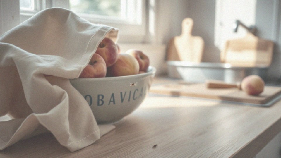 Jakie są skutki obecności muszek owocówek w kuchni?