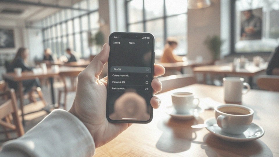 Jakie są kroki do włączenia sieci LTE w urządzeniu?