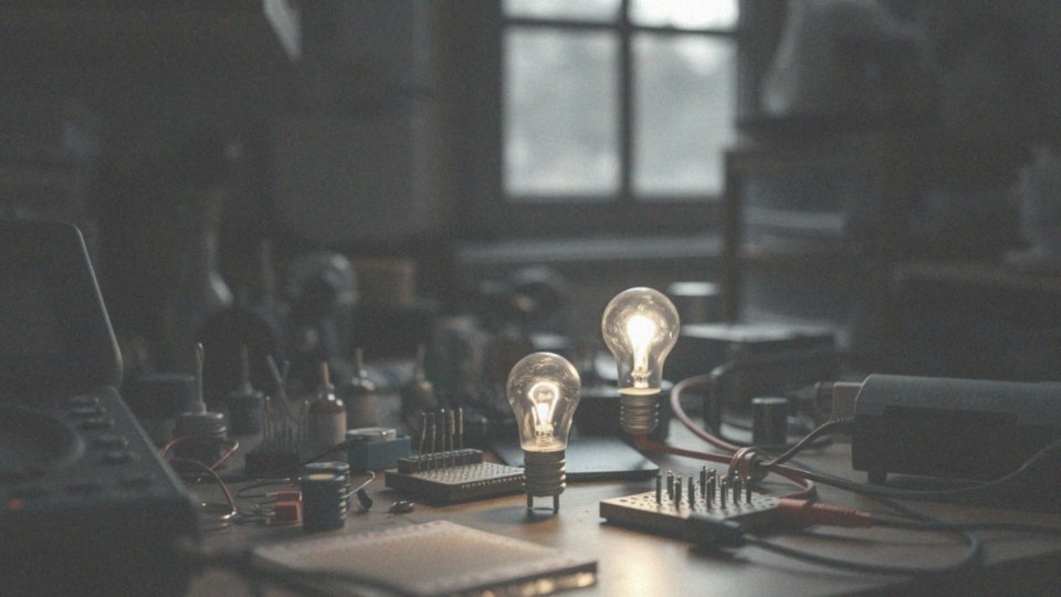 Jakie zjawisko dotyczy technologii LED w kontekście świecenia po wyłączeniu?