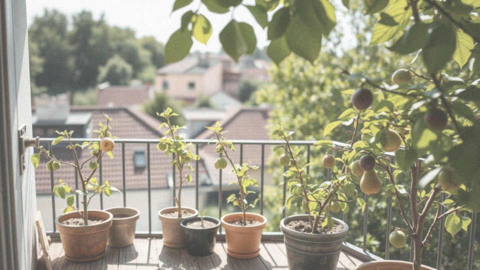 Jakie są zalety korzystania z mini drzewek owocowych na balkonie?
