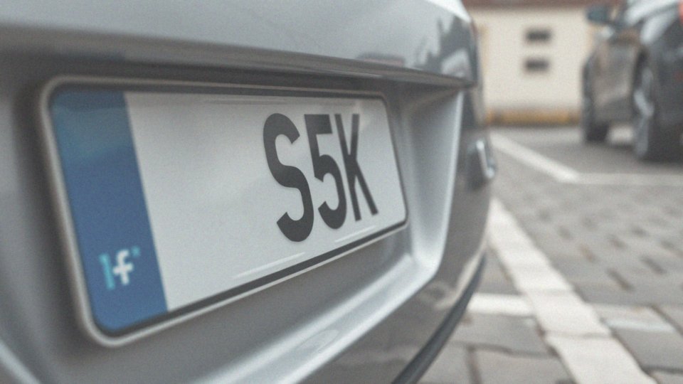 Jakie oznaczenia znajdują się na tablicach rejestracyjnych SK?