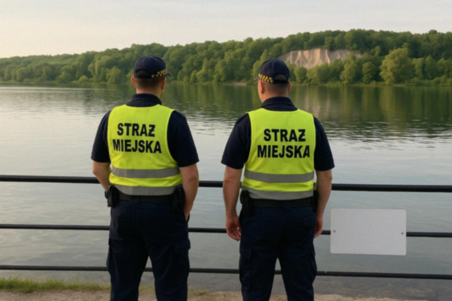 Kacza rodzina w tarapatach – interwencja strażników miejskich w Dziekanowie Leśnym